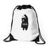 Black Bear Metal Drawstring Bags
