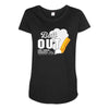 Butt Out Lung Cancer Awareness Maternity Scoop Neck T-shirt