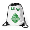 Preggosaurus Funny Drawstring Bags