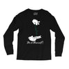 mickey hands rolling weed marijuana Long Sleeve Shirts