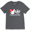 my cat is my valentine (2) V-Neck Tee