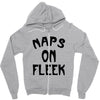 naps on fleek girls Zipper Hoodie