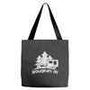roughin' it roughing trailer camping camp Tote Bags