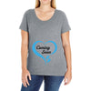 coming soon baby boy maternity design Ladies Curvy T-Shirt