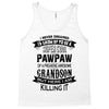 Super Cool Pawpaw Of A Freaking Awesome Grandson Tank Top