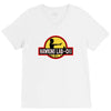 hawkins lab parody V-Neck Tee
