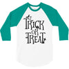 trick or treat halloween 3/4 Sleeve Shirt