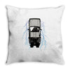 delorean 2 Throw Pillow