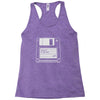 retro floppy Racerback Tank