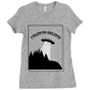 I Want To Believe (f243) Ladies Fitted T-Shirt