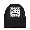 space alien qr code Baby Beanies