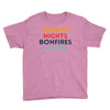 Summer Night Bonfires Beer Youth Tee