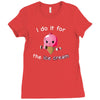 i do it for the ice cream Ladies Fitted T-Shirt
