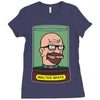 walter white Ladies Fitted T-Shirt