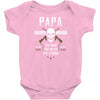 Papa The Man The Myth The Legend Baby Onesie