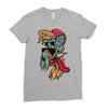 old skul dude Ladies Fitted T-Shirt