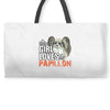 This Girl Loves Her Papillon Weekender Totes