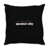speaker city Throw Pillow