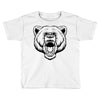 angry bear head Toddler T-shirt