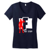 hot stuff batle royal gaming Women's V-Neck T-Shirt