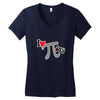 i heart pi day Women's V-Neck T-Shirt