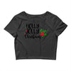 holly jolly christmas Crop Top