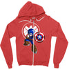 mega capt Zipper Hoodie