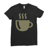 coffee (2) Ladies Fitted T-Shirt