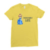 fashionably late Ladies Fitted T-Shirt