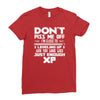 don't piss me off Ladies Fitted T-Shirt