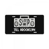 no sleep boombox License Plate