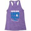 swim mom loud and proud sports athlete athletic Racerback Tank