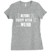 i before e except after c Ladies Fitted T-Shirt