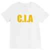cia  funny  fashion fbi feds joke fancy dress V-Neck Tee