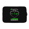lymphoma awareness story Laptop sleeve