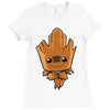 we are groot!! Ladies Fitted T-Shirt
