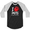 I Love Pets Its People Who Annoy Me 3/4 Sleeve Shirt