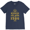 kings are born in 1986 V-Neck Tee