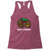 angry pumkin Racerback Tank