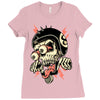 freaky biker Ladies Fitted T-Shirt
