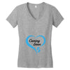 coming soon baby boy maternity design Women's V-Neck T-Shirt