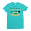 I Love Someone With Childhood Cancer To The Moon And Back To Infinity Ladies Fitted T-Shirt