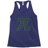 school kills my vibe Racerback Tank