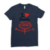 i love daddy Ladies Fitted T-Shirt