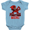fighting merc Baby Onesie