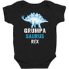 grumpa saurus rex Baby Bodysuit