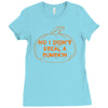 no i did not steal a pumpkin Ladies Fitted T-Shirt