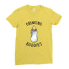 Drinking Buddies Ladies Fitted T-Shirt