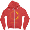come the sun solar eclipse Zipper Hoodie