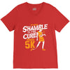 shamble to the cure zombie 5k V-Neck Tee